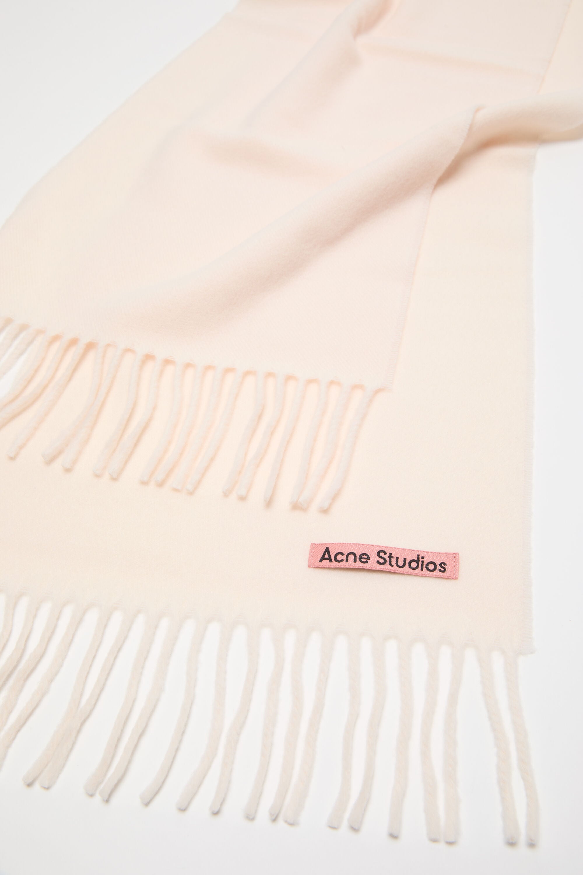 Acne Studios - フリンジウールスカーフ - スキニー - ウォームホワイト