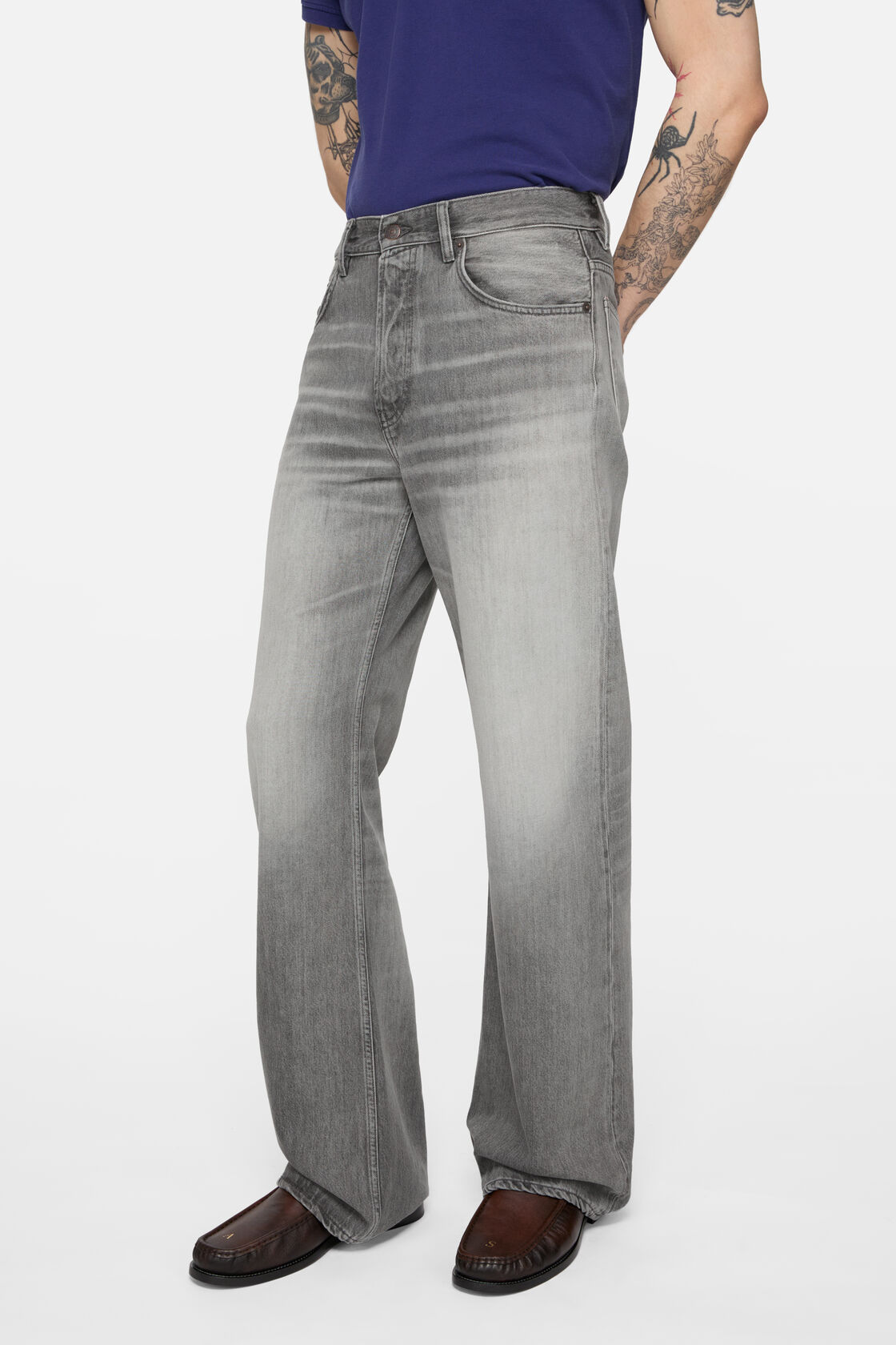 Regular fit jeans - 2021M, Ash grey, 2000x