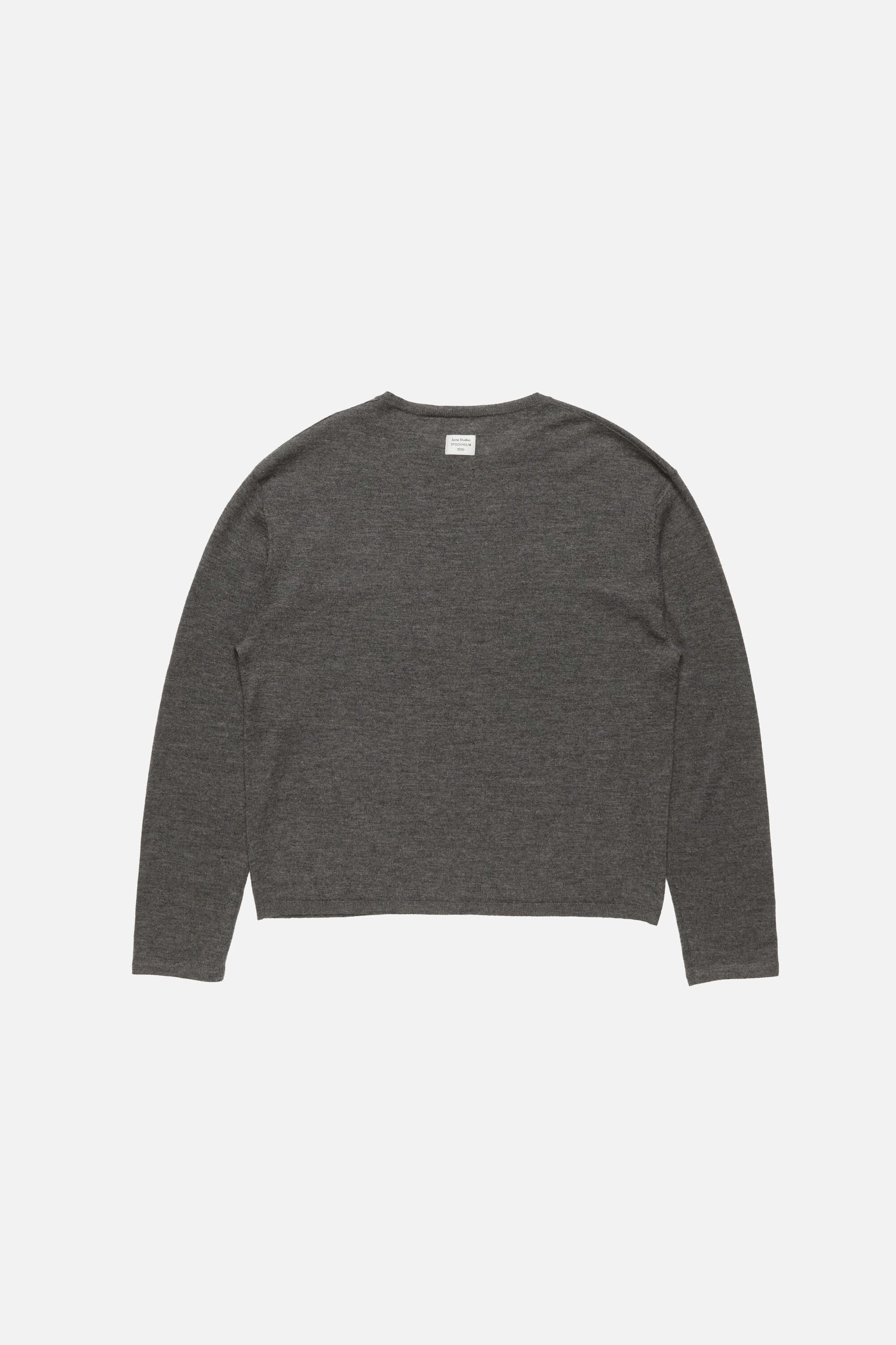 Acne Studios - カシミヤニットセーター - ダークグレーメランジ
