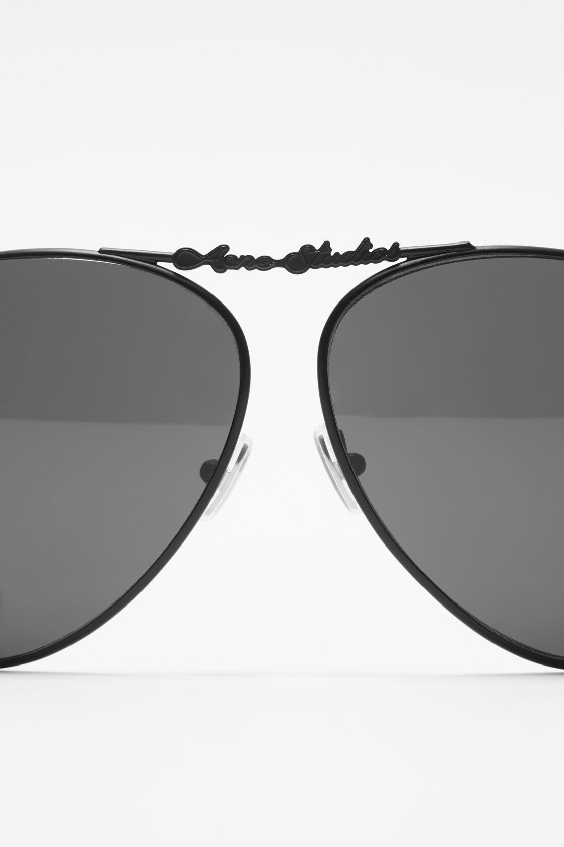 Metal aviator sunglasses, Black/black, 2000x