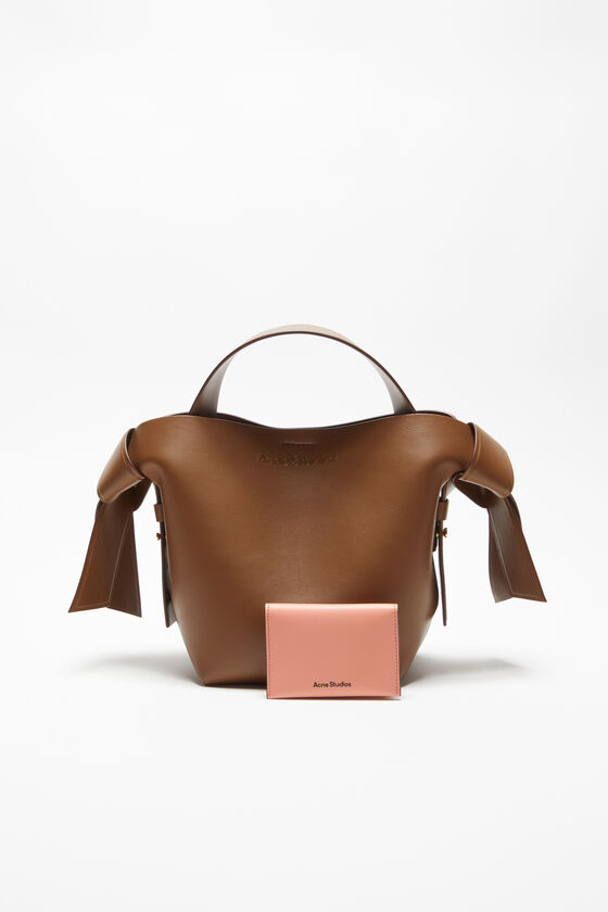 Acne Studios - 折りたたみ式レザーウォレット - サーモンピンク