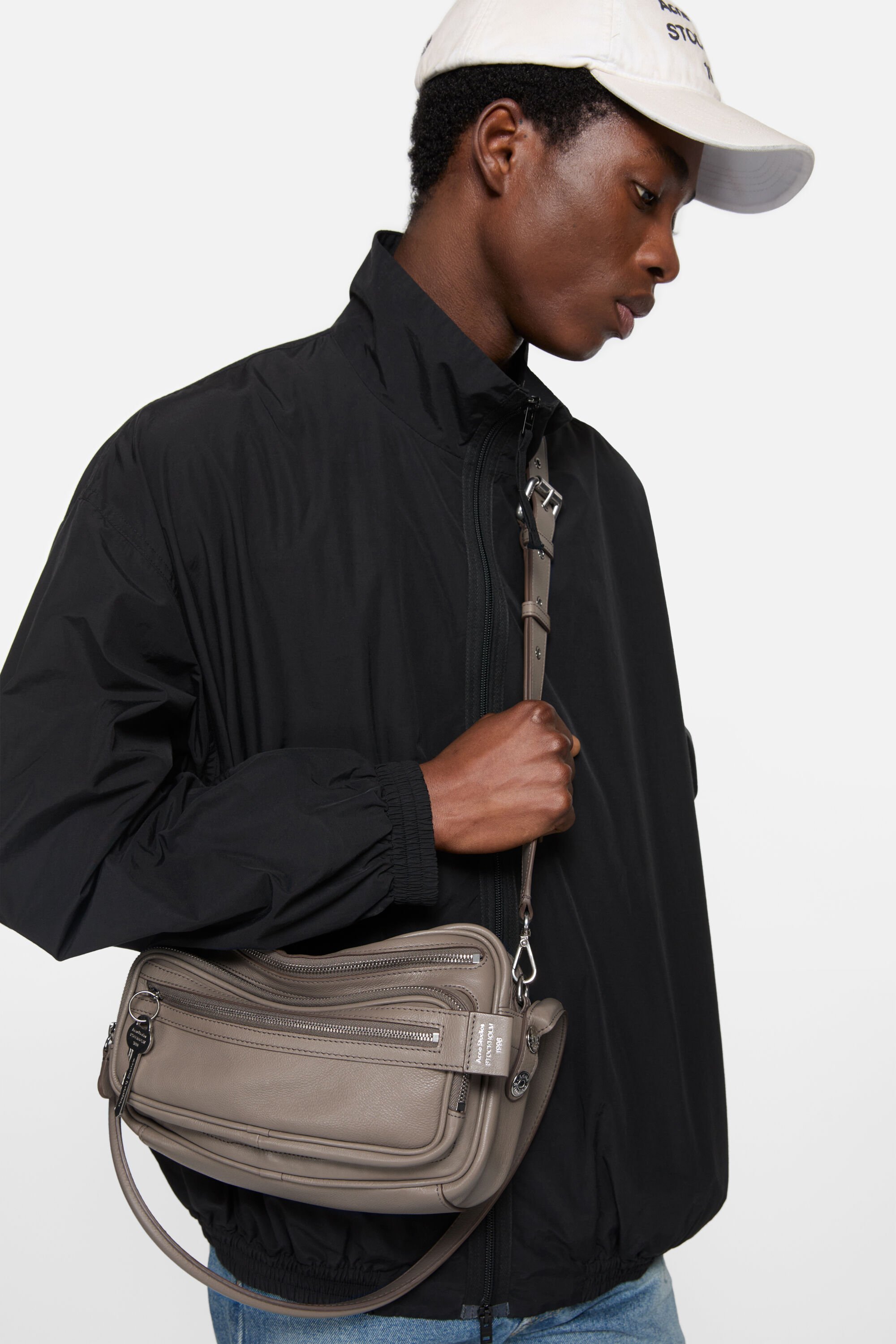 Acne Studios - Camero Party Shoulder Bag - Taupe beige