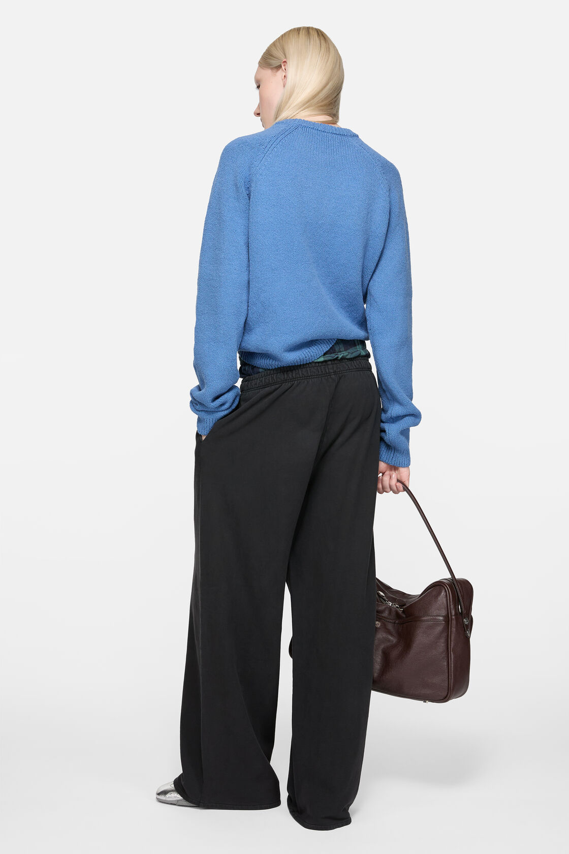 假两件运动裤, 黑色/绿色, 2000x