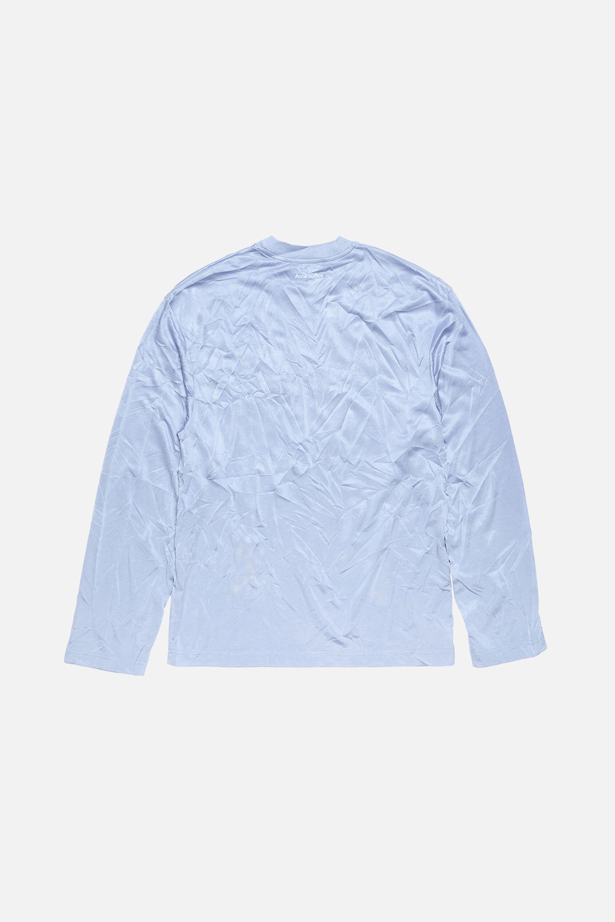 Acne　オックスフォード　ビッグシャツ　七分袖　水色　コットン　34　アクネ ACNE STUDIOS(アクネストゥディオズ) 半袖シャツ1159-343-4870 1159