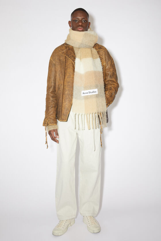 beige scarves