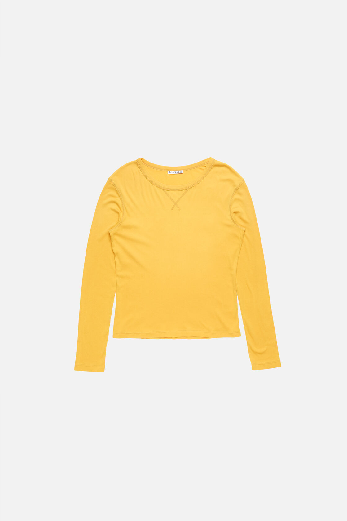 Sprayed logo t-shirt, Mustard yellow, 2000x