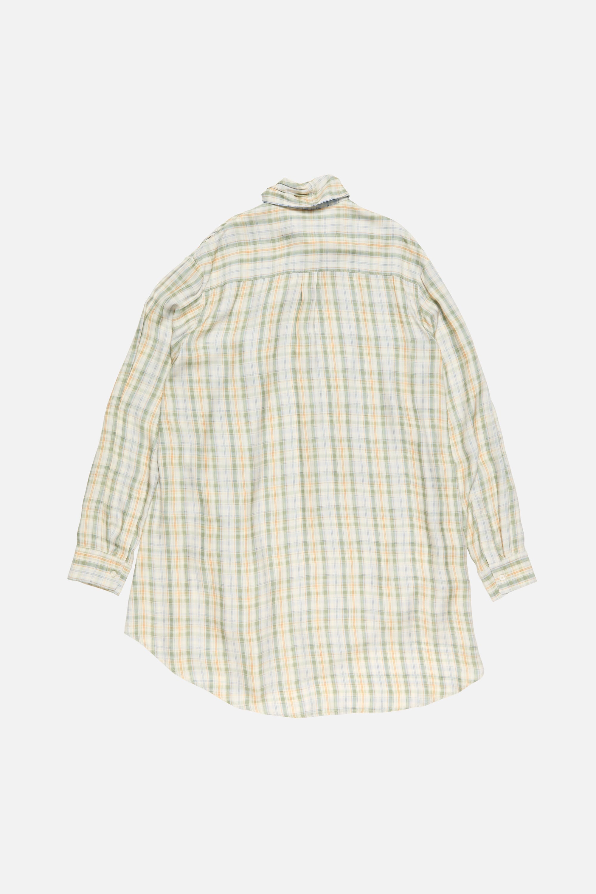 Acne Studios - Check tunic dress - Green/blue