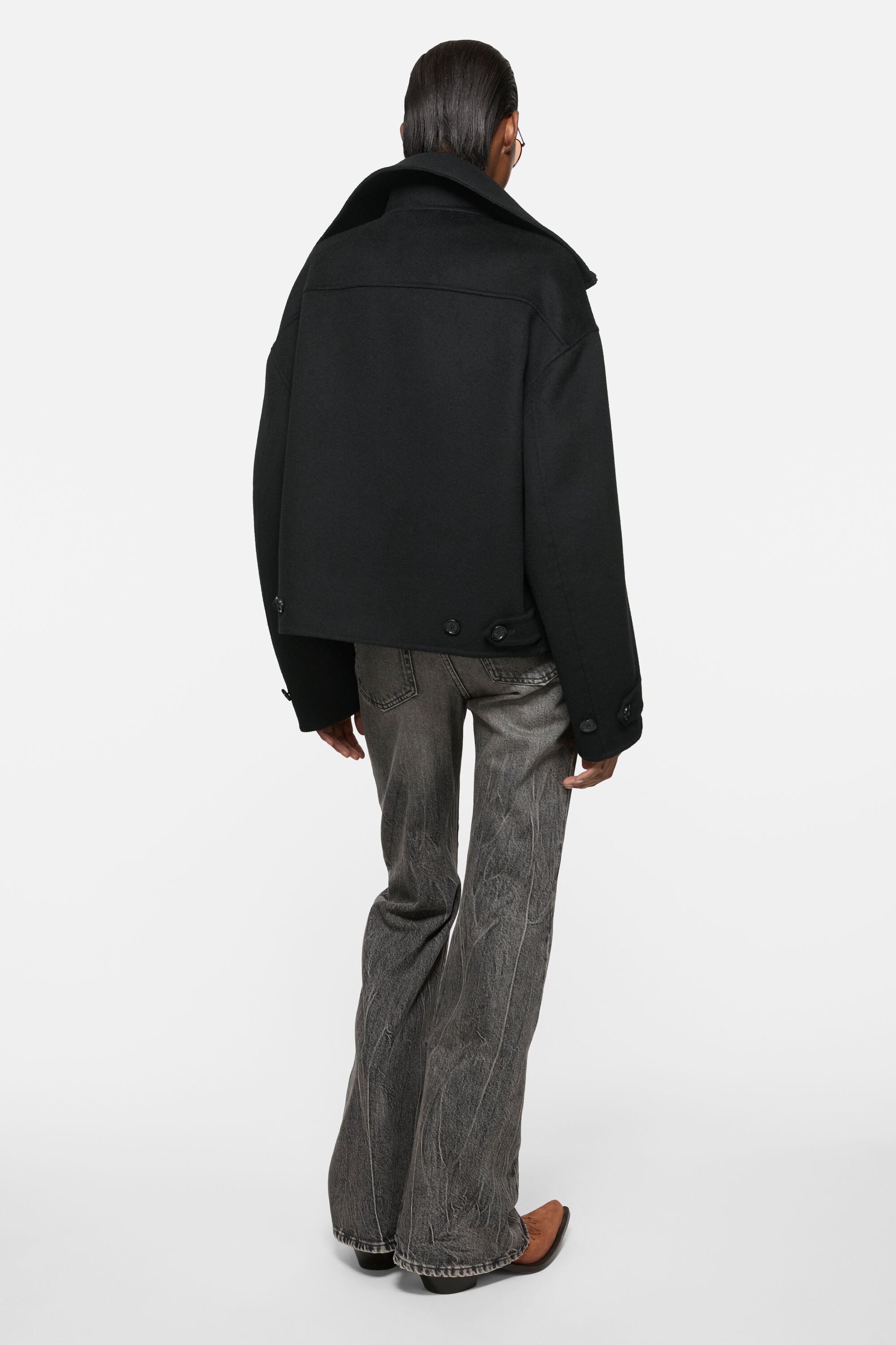 Acne Studios - Wool zip jacket - Black