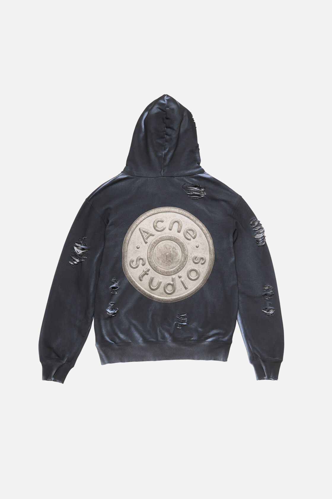 Hooded zipper sweater, Black, 2000x