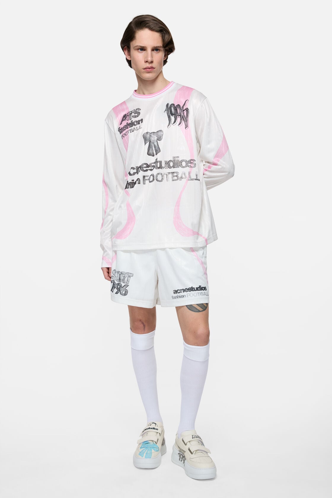 Sports jersey graphic t-shirt, White, 2000x