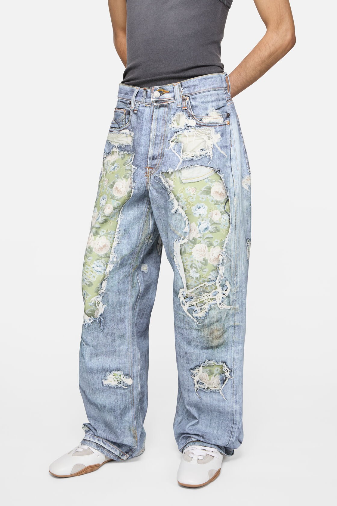 Trompe-l&rsquo;&oelig;il jeans - 1981, Blue/green, 2000x