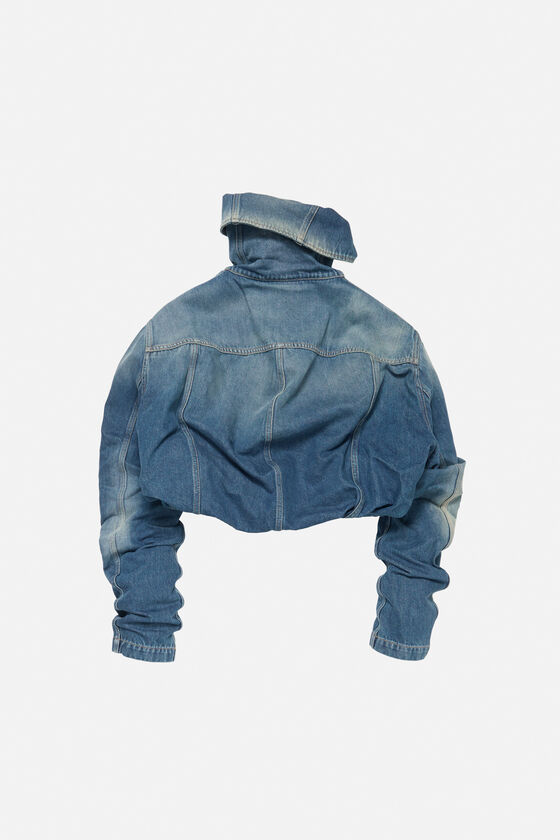 Acne Studios - クリンクルデニムジャケット - ミッドブルー