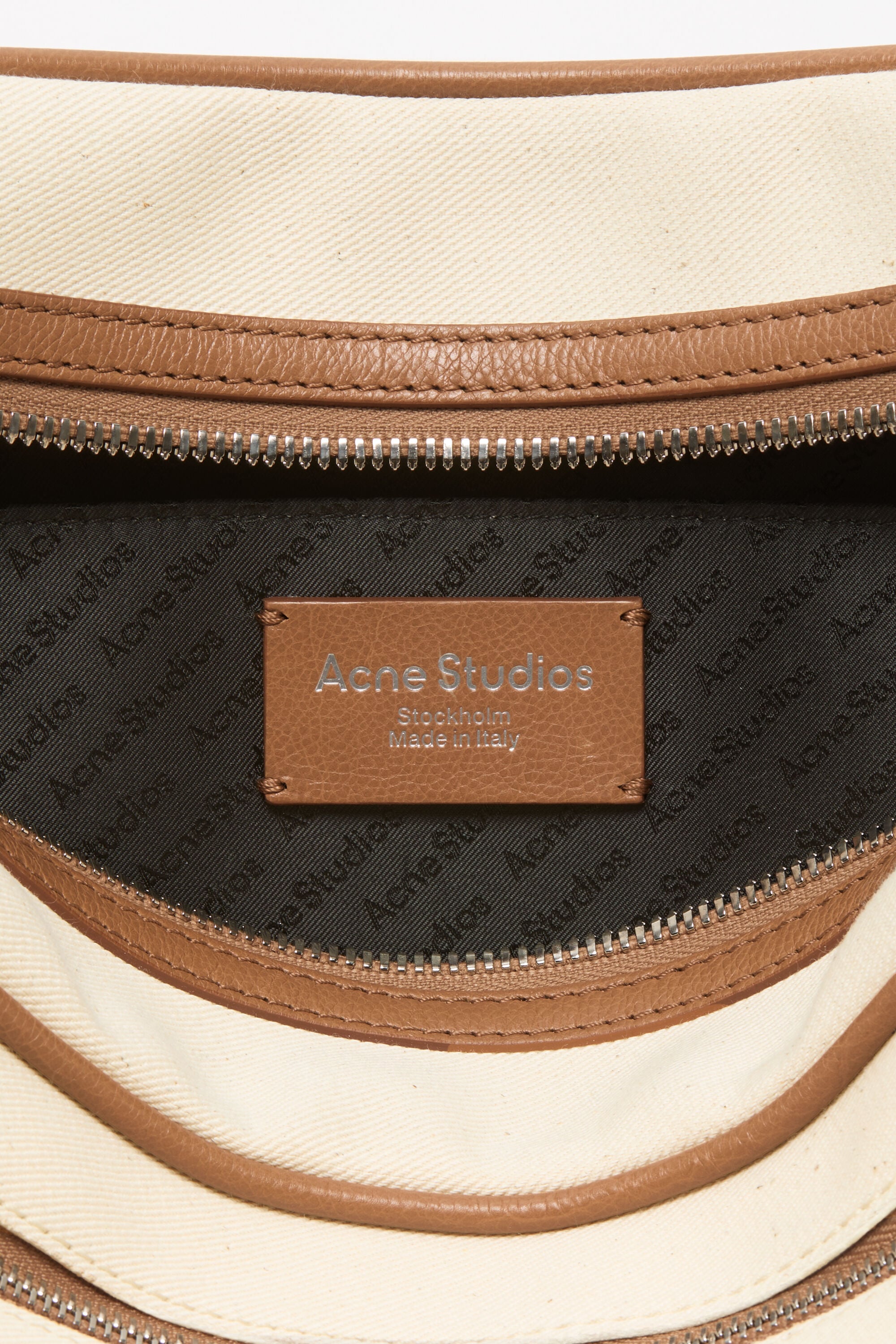 Acne Studios - Camero Camera Canvas Bag - Cream beige/brown