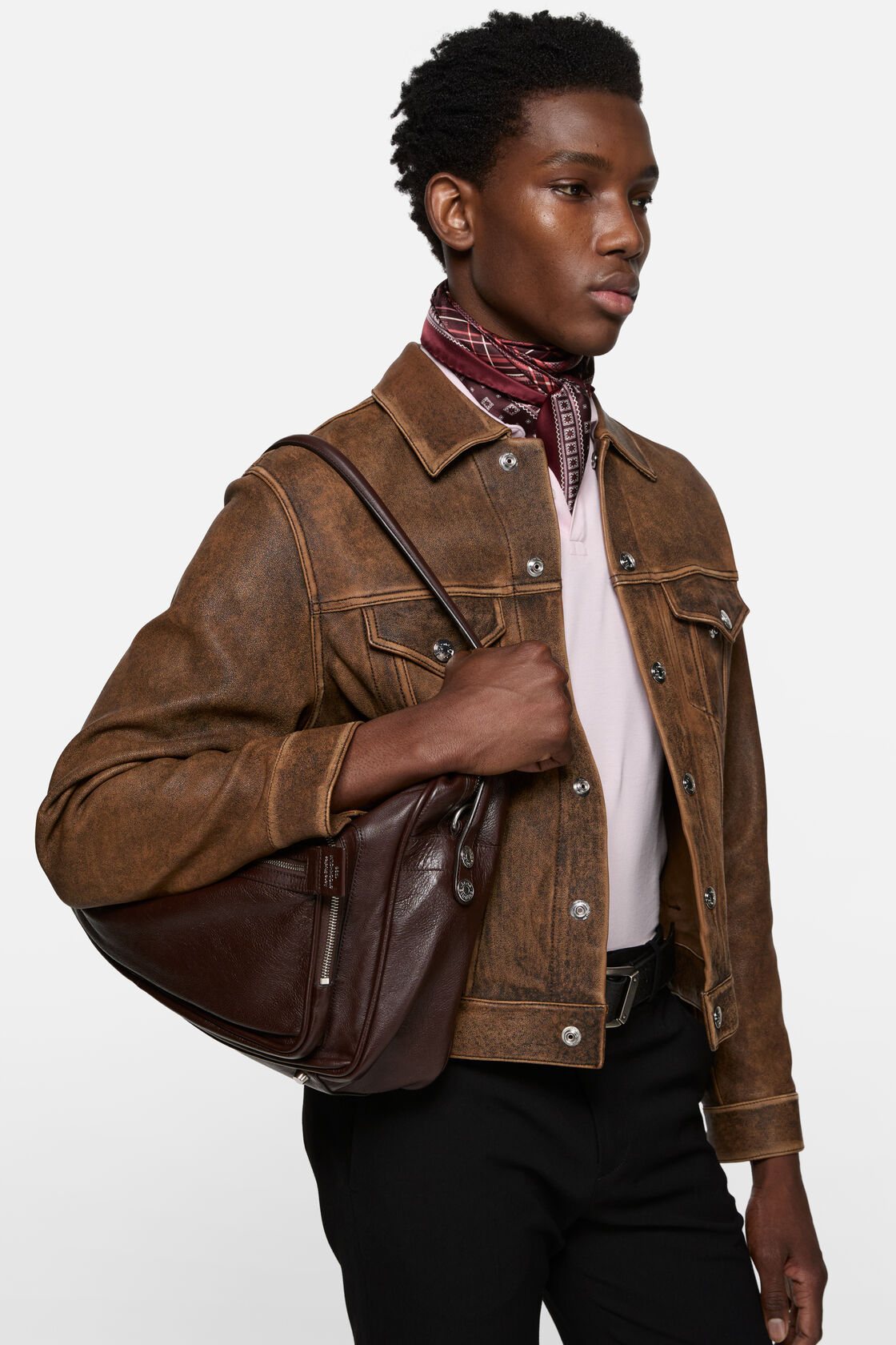 Camero Camera Shoulder Bag, Chocolate brown, 2000x