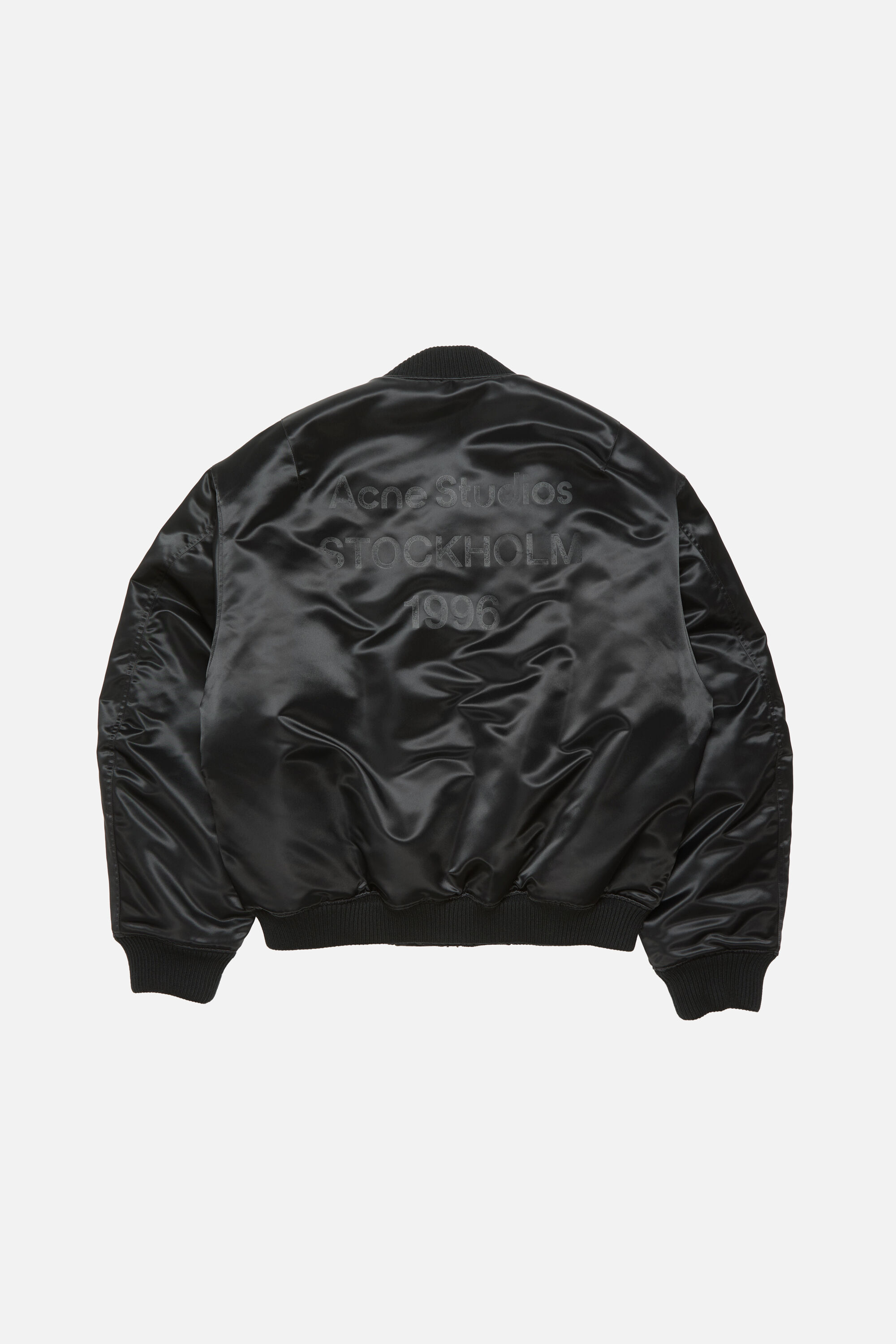 Acne Studios - Logo bomber jacket - Black