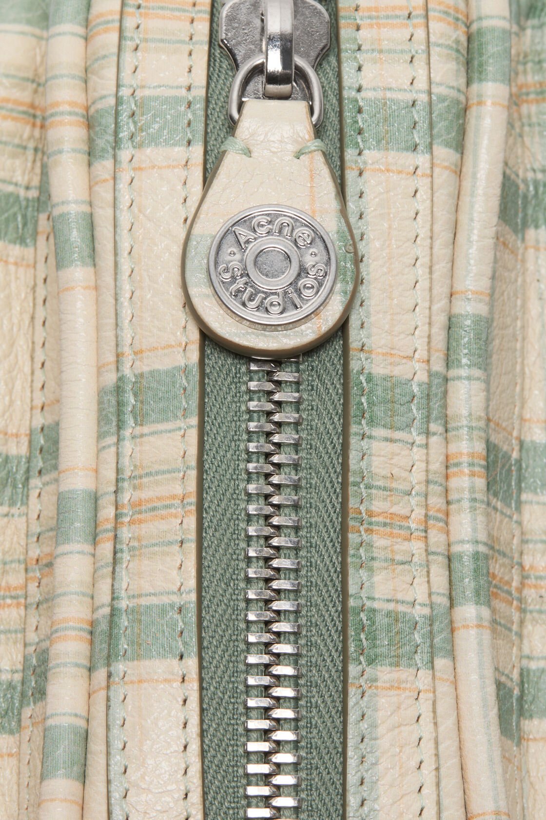 Camero Kit check crossbody bag, Green/orange, 2000x