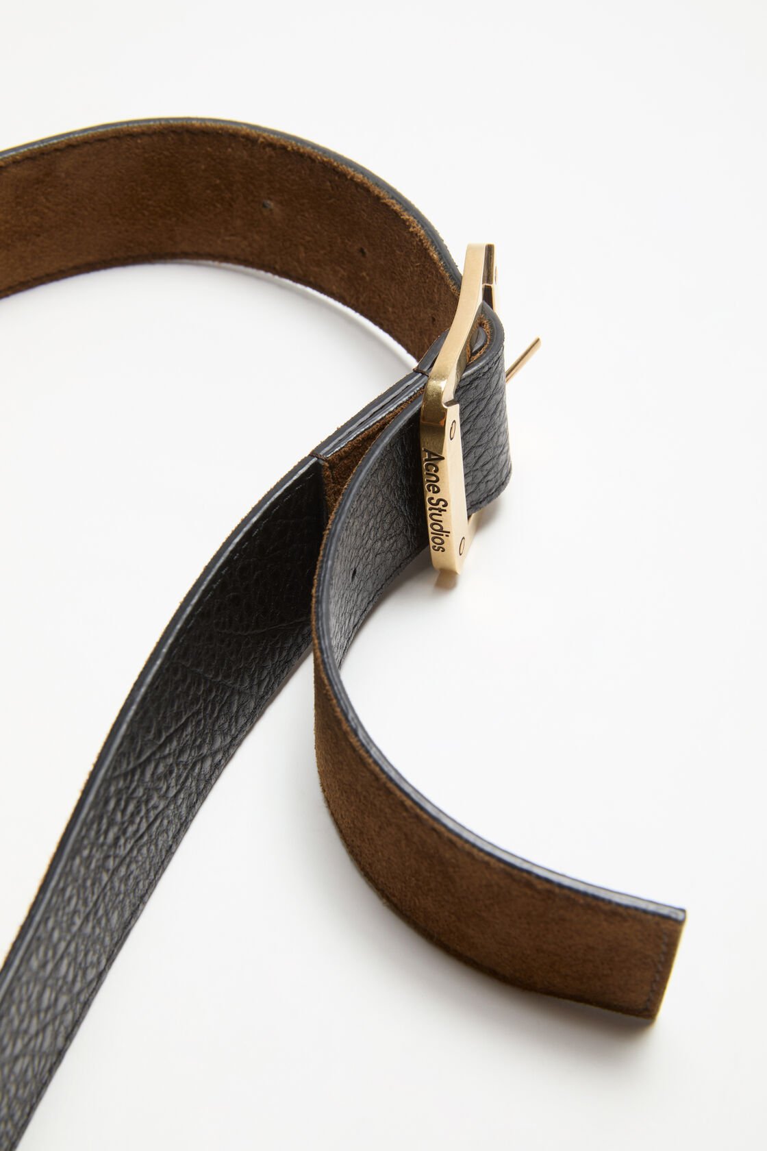 Ceinture en cuir r&eacute;versible, Cognac/noir, 2000x