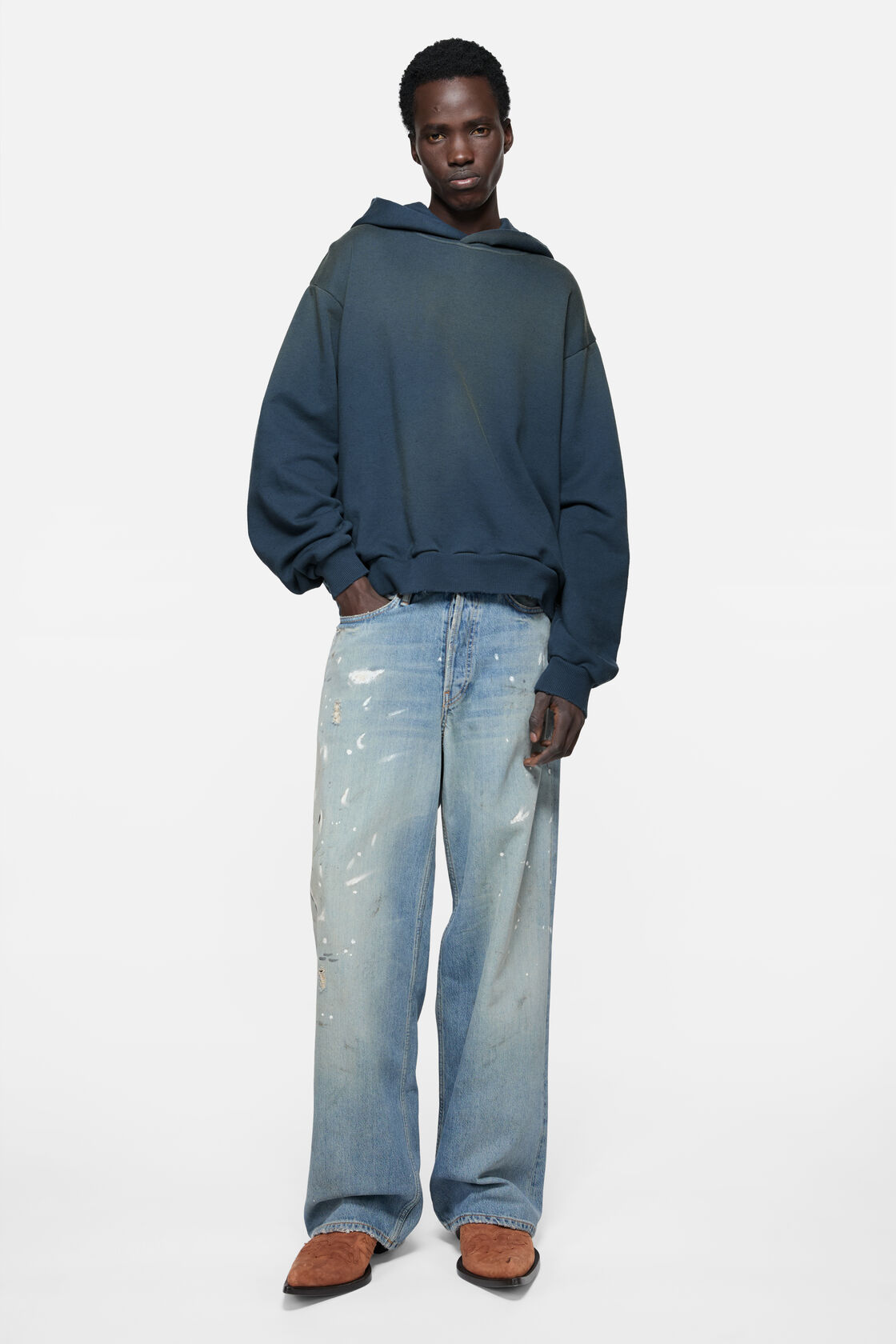 Jeans con vestibilit&agrave; ampia - 1981, Blu chiaro, 2000x