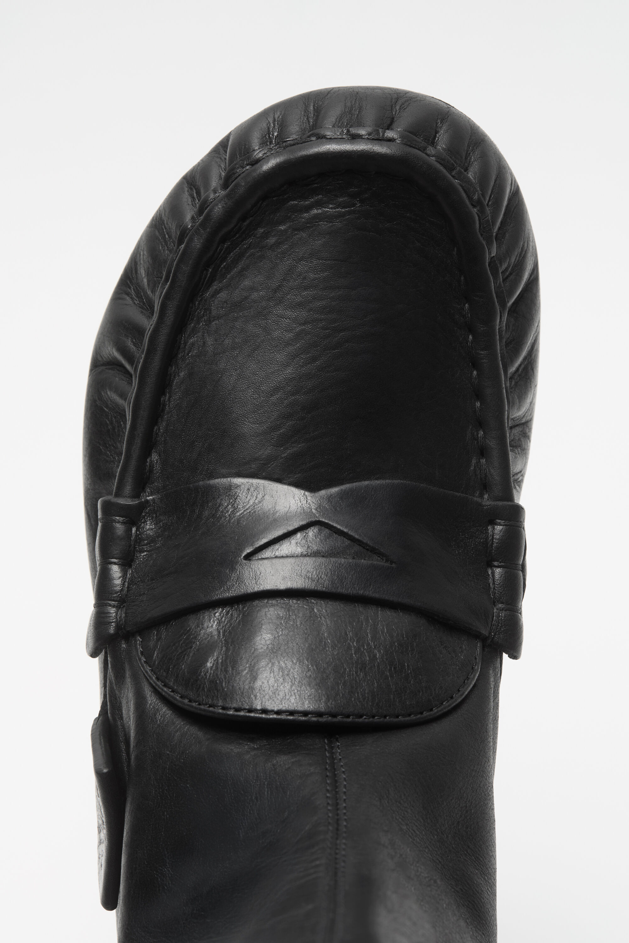 Acne Studios - レザーアンクルブーツ - ブラック