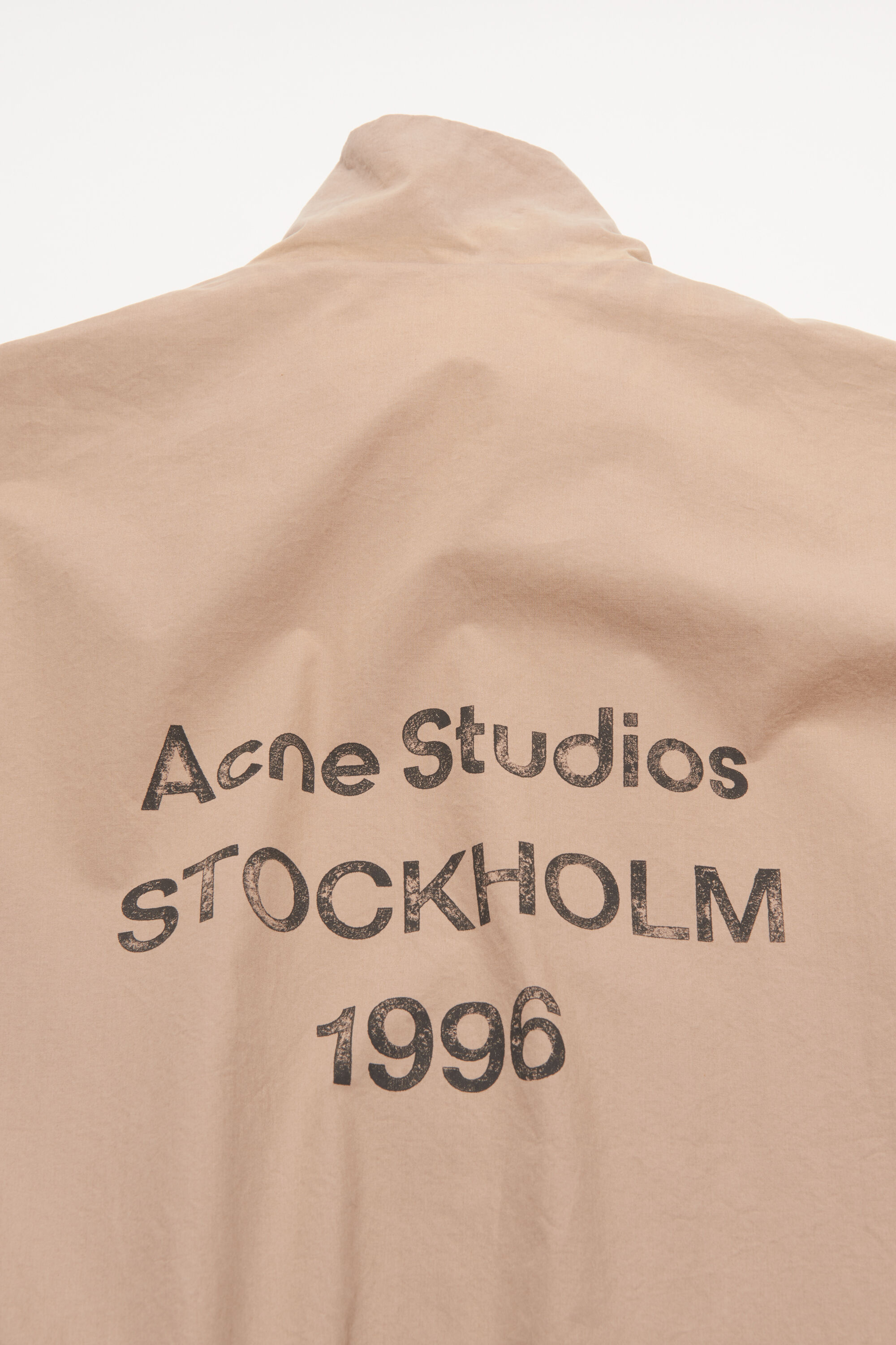 Acne Studios - Washed logo jacket - Mushroom beige