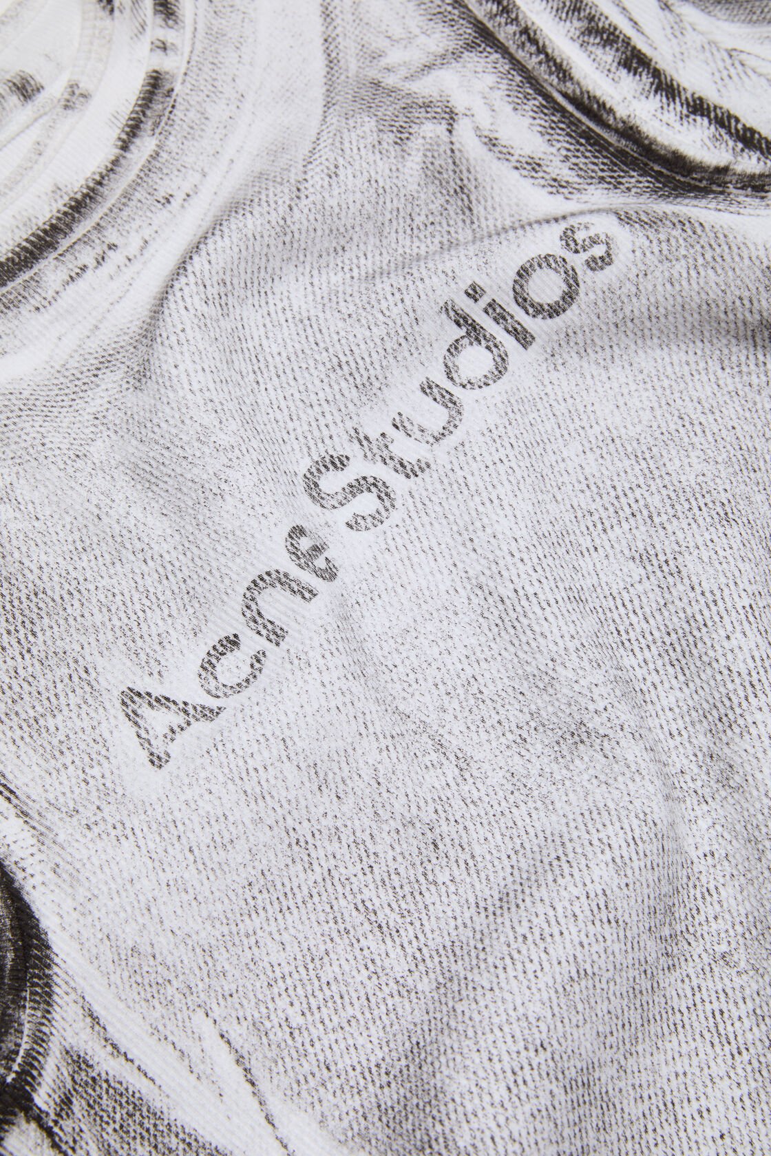 Layered logo t-shirt, Black/white, 2000x