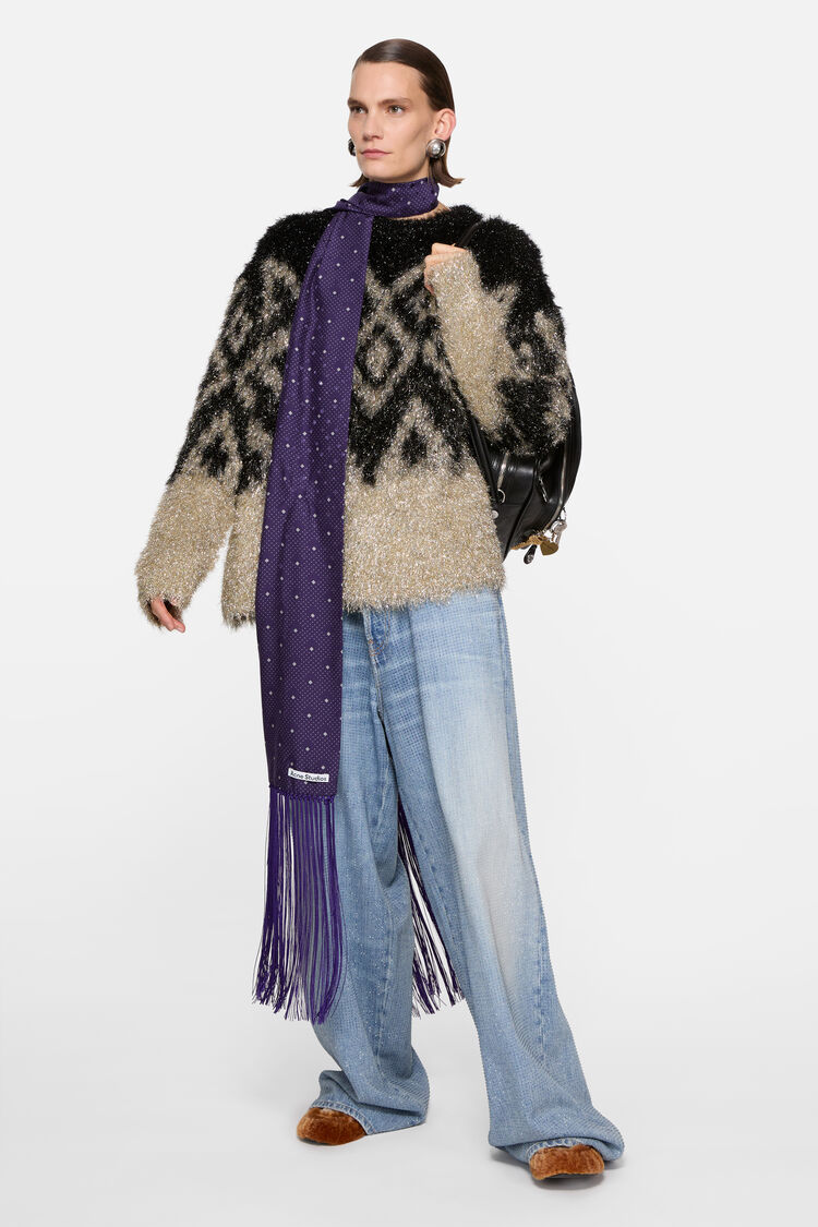 FN-WN-KNIT000917, Black/gold