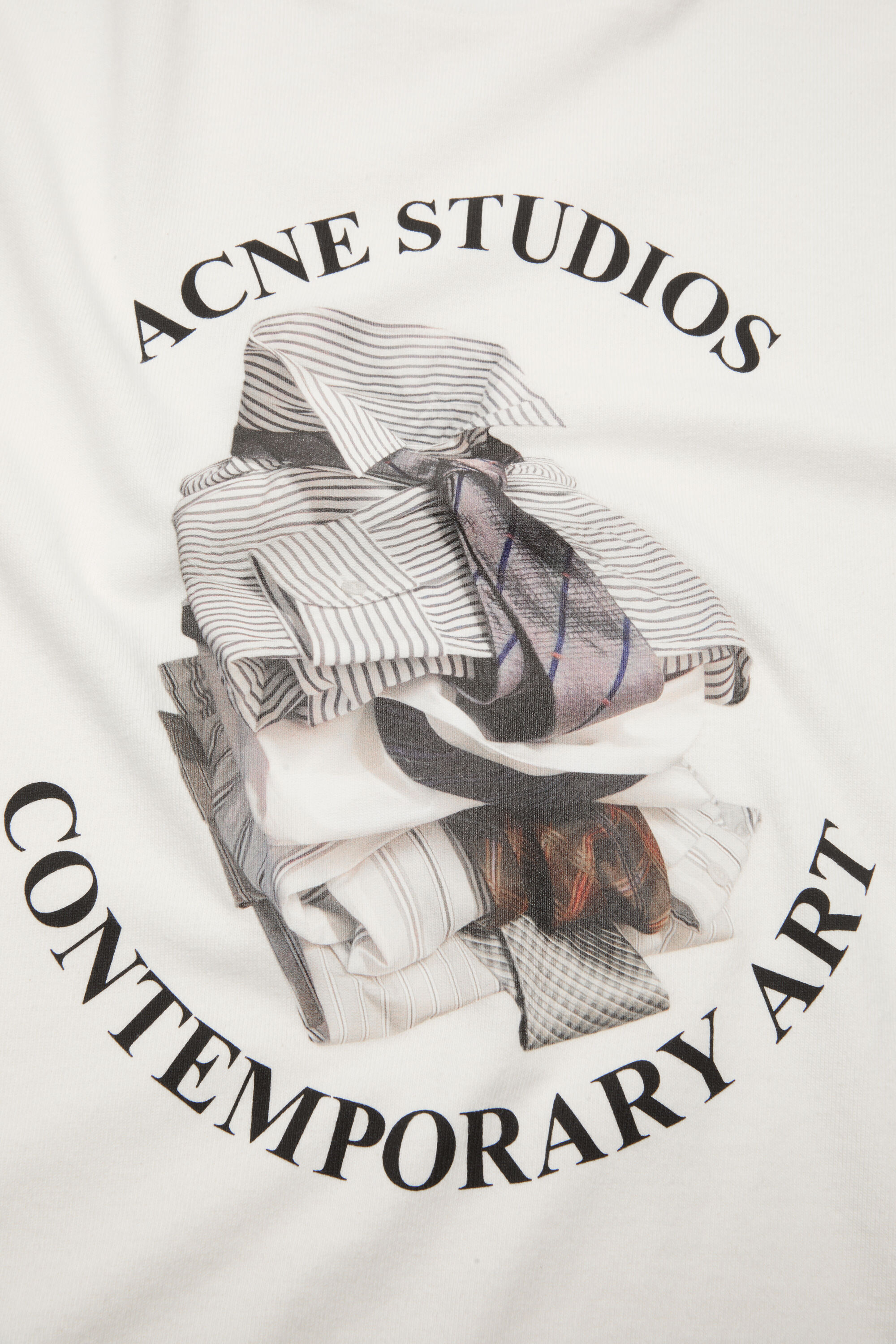 Acne Studios - Printed t-shirt - relaxed - Off white