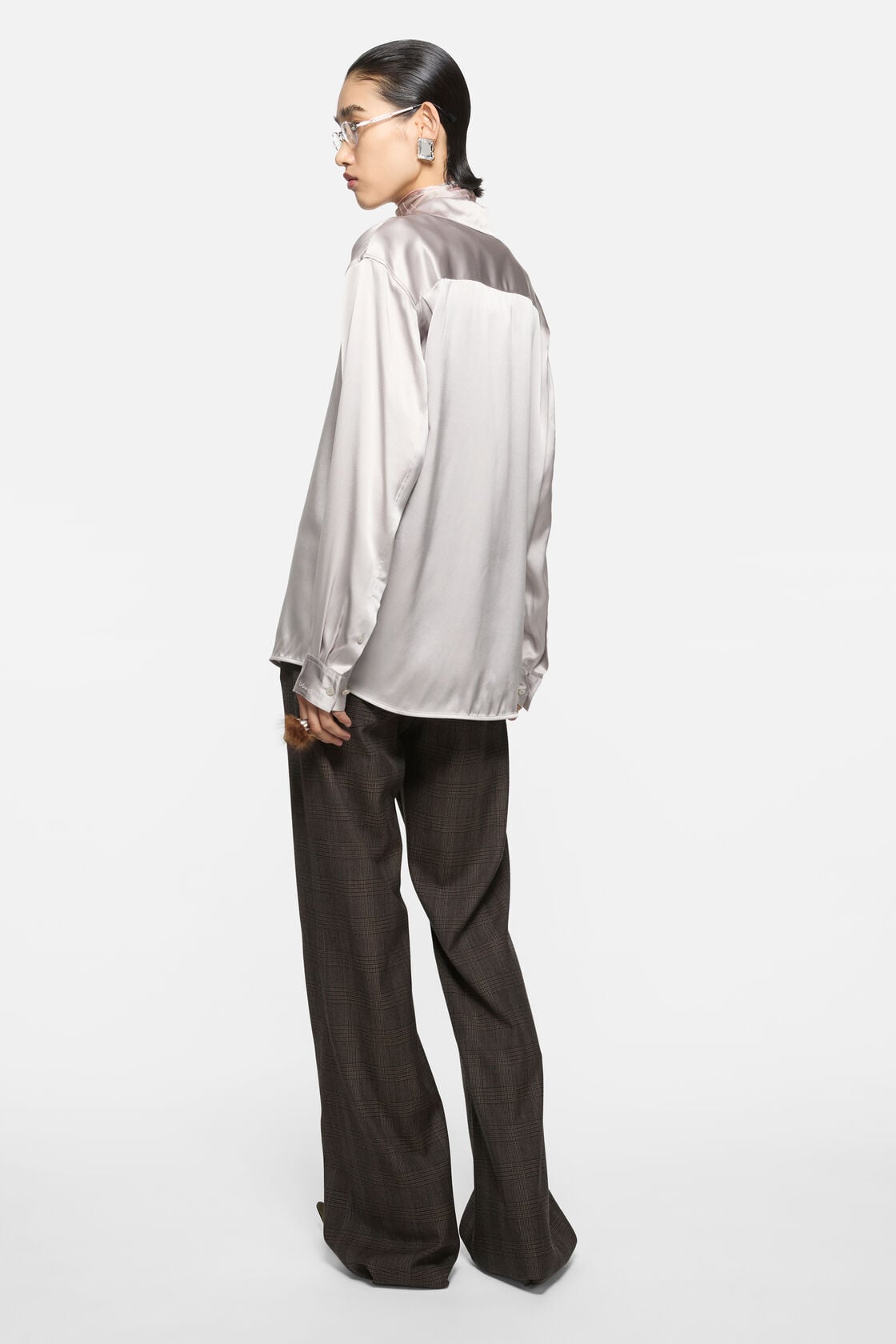 Silk blouse, Light lavender, 2000x