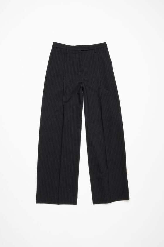 Acne Studios - ピンストライプテーラードトラウザーズ - ブラック