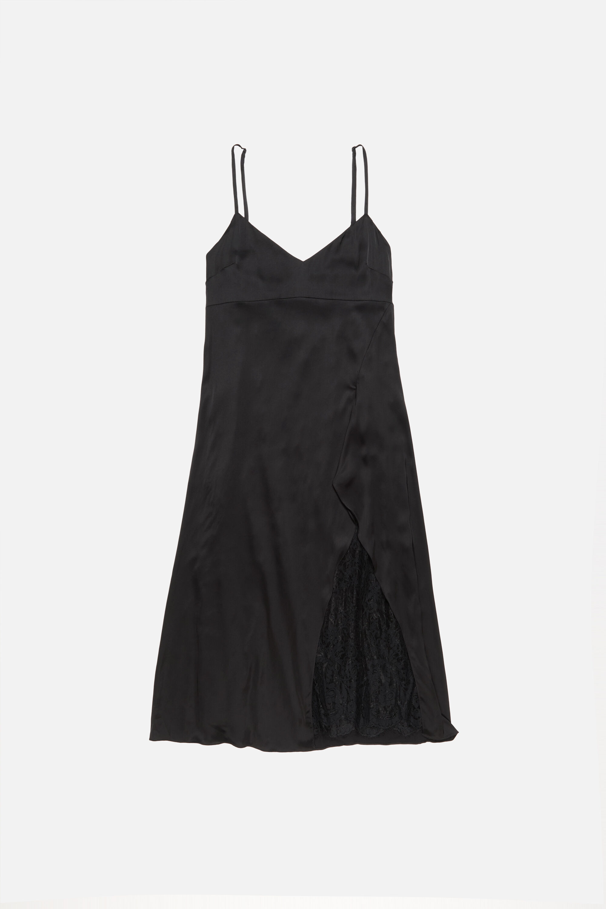 ワンピース Acne studios dress Acne Studios - Satin slip dress - Black