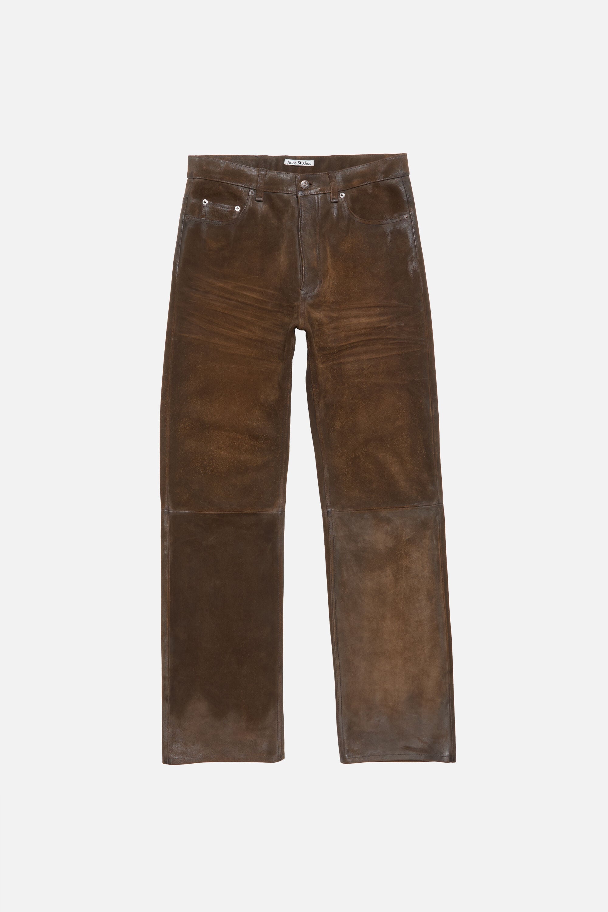 Acne Studios - Suede trousers - Coffee brown
