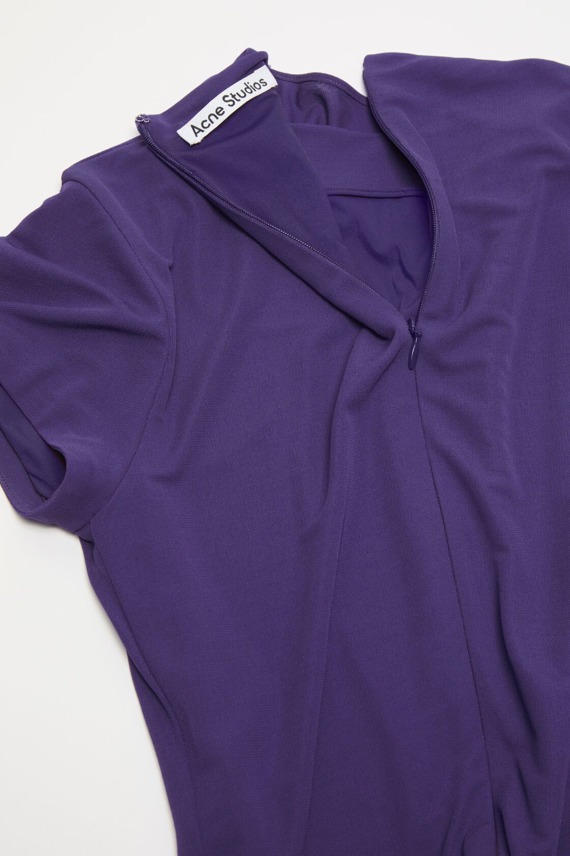 层次感中长连衣裙, 深紫色, 2000x