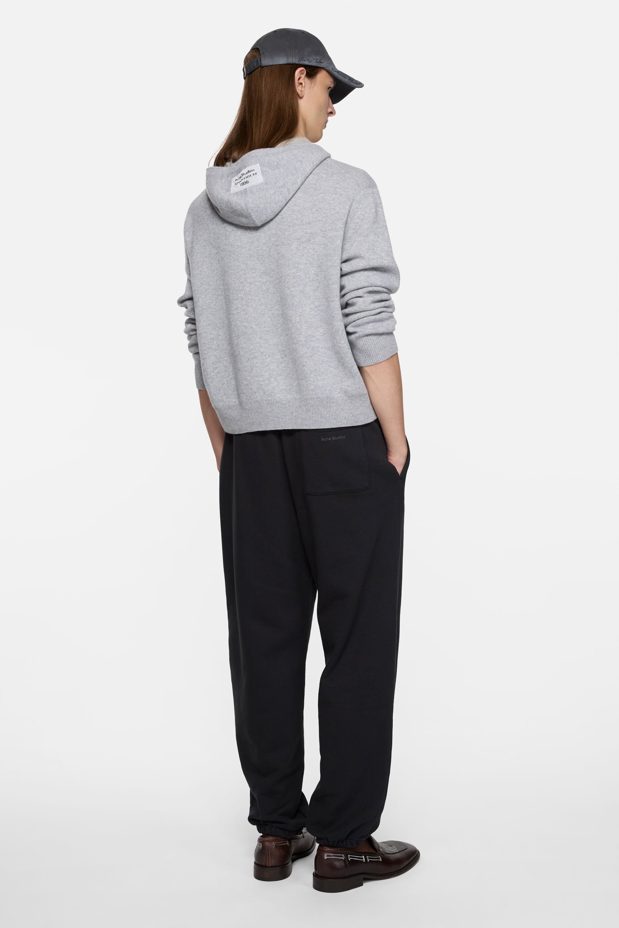 Acne Studios - Cashmere hoodie - Cold grey melange