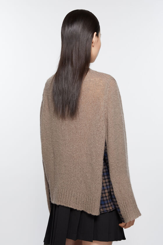 Acne Studios - Deconstructed jumper - Taupe grey 