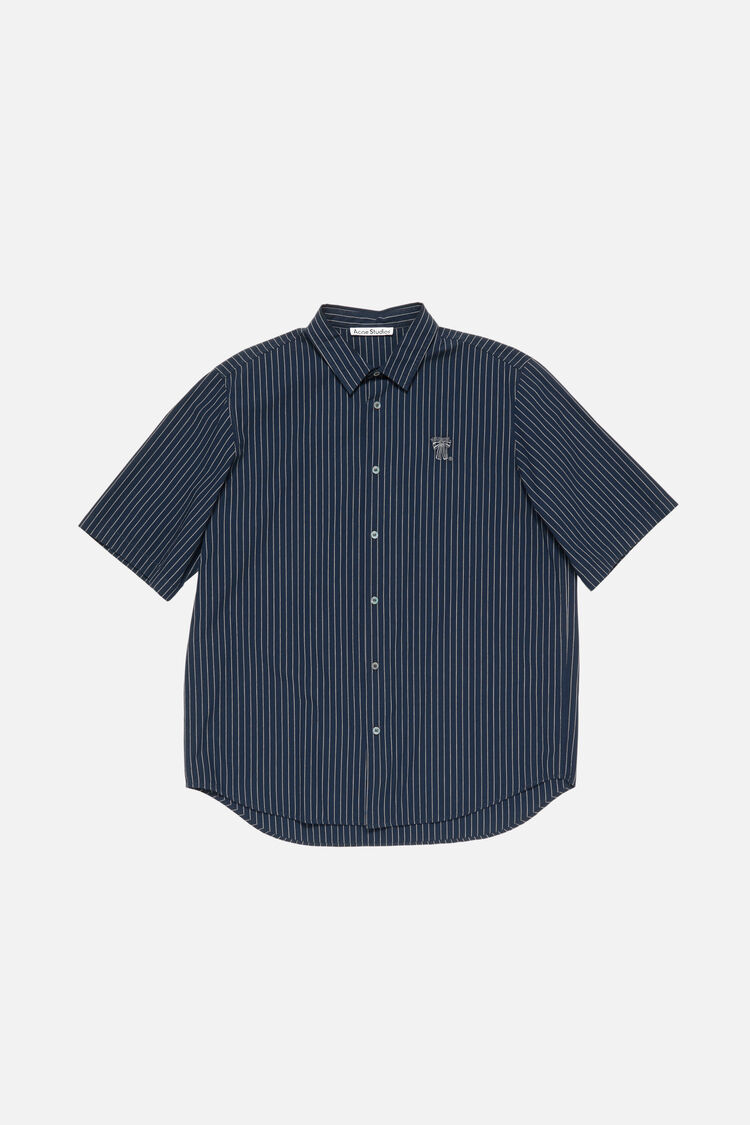 FN-MN-SHIR000880, Navy/white