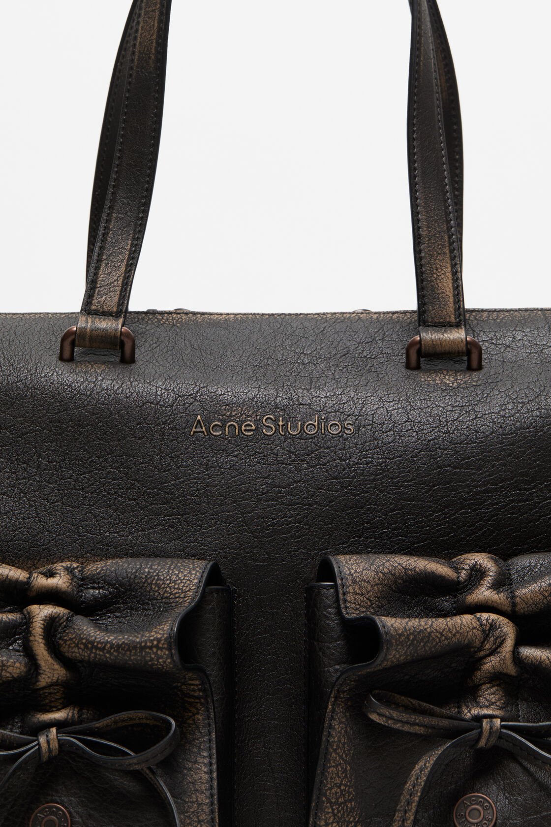 Multipocket tote bag, Dark brown/beige, 2000x