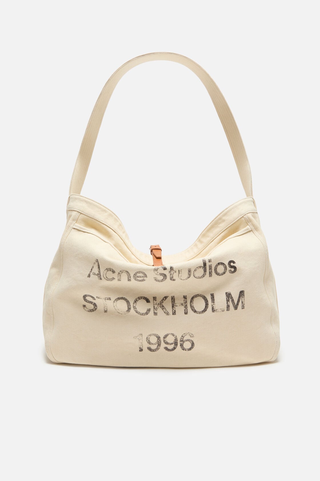 1996 Logo Crossbody Tote, White, 2000x