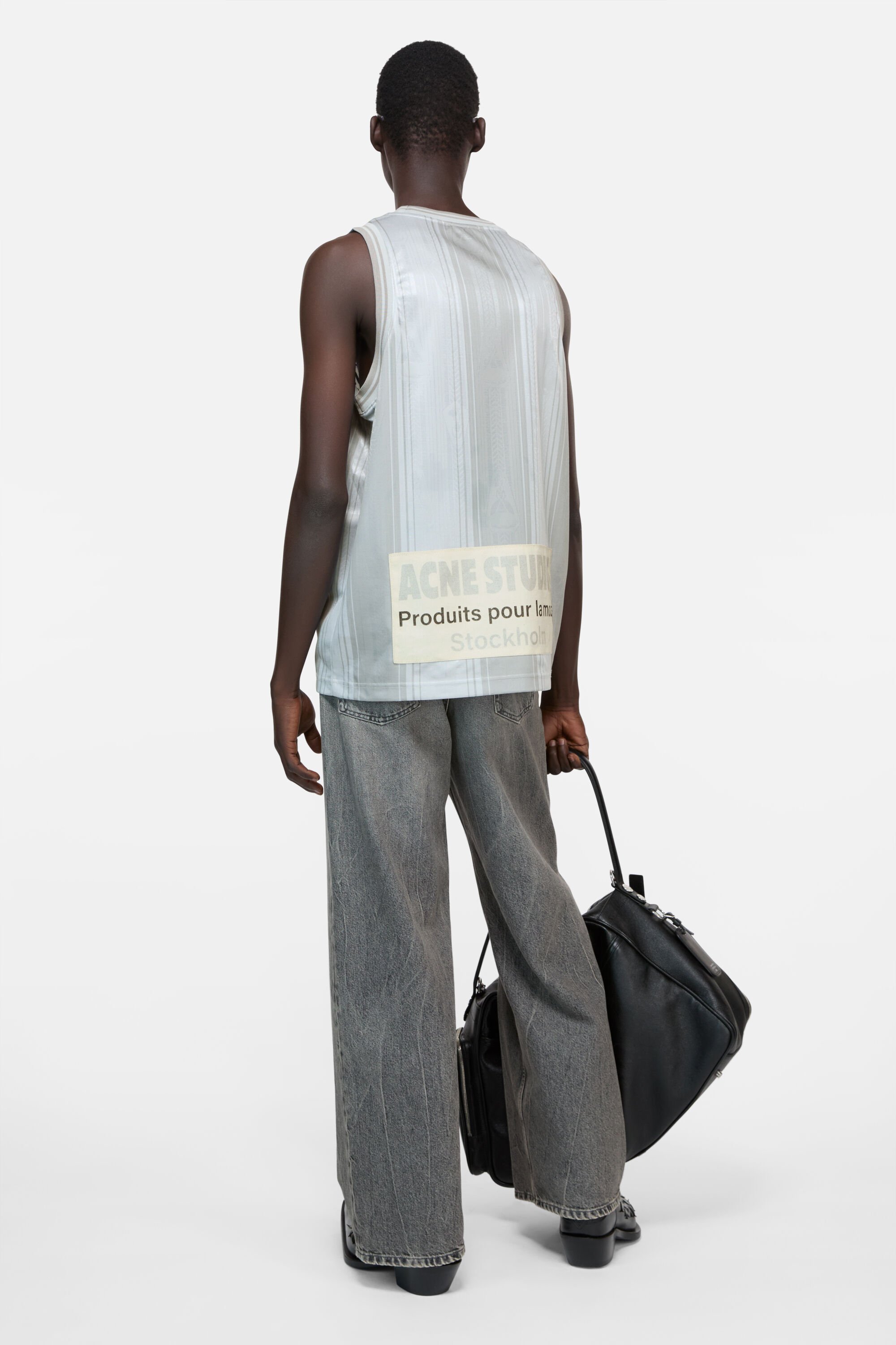Acne Studios - Sports jersey tank top - Grey