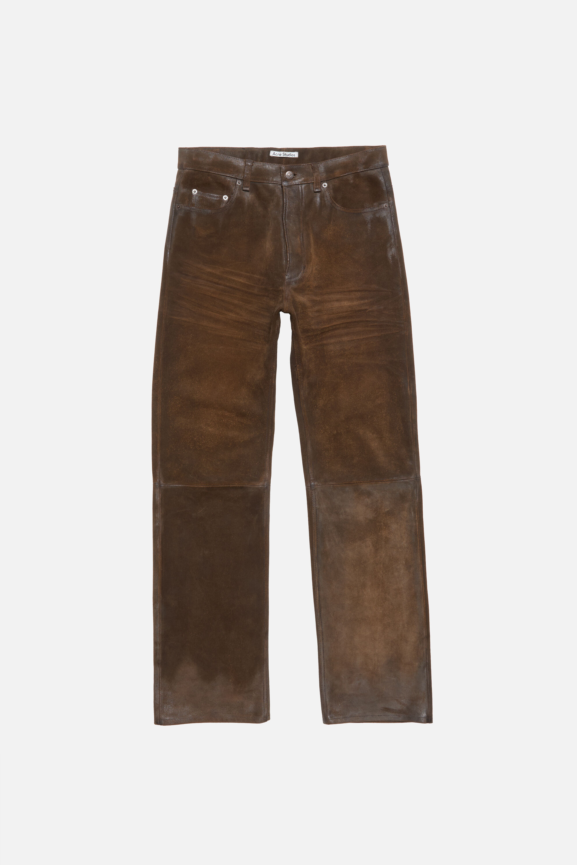 Acne Studios - Suede trousers - Coffee brown