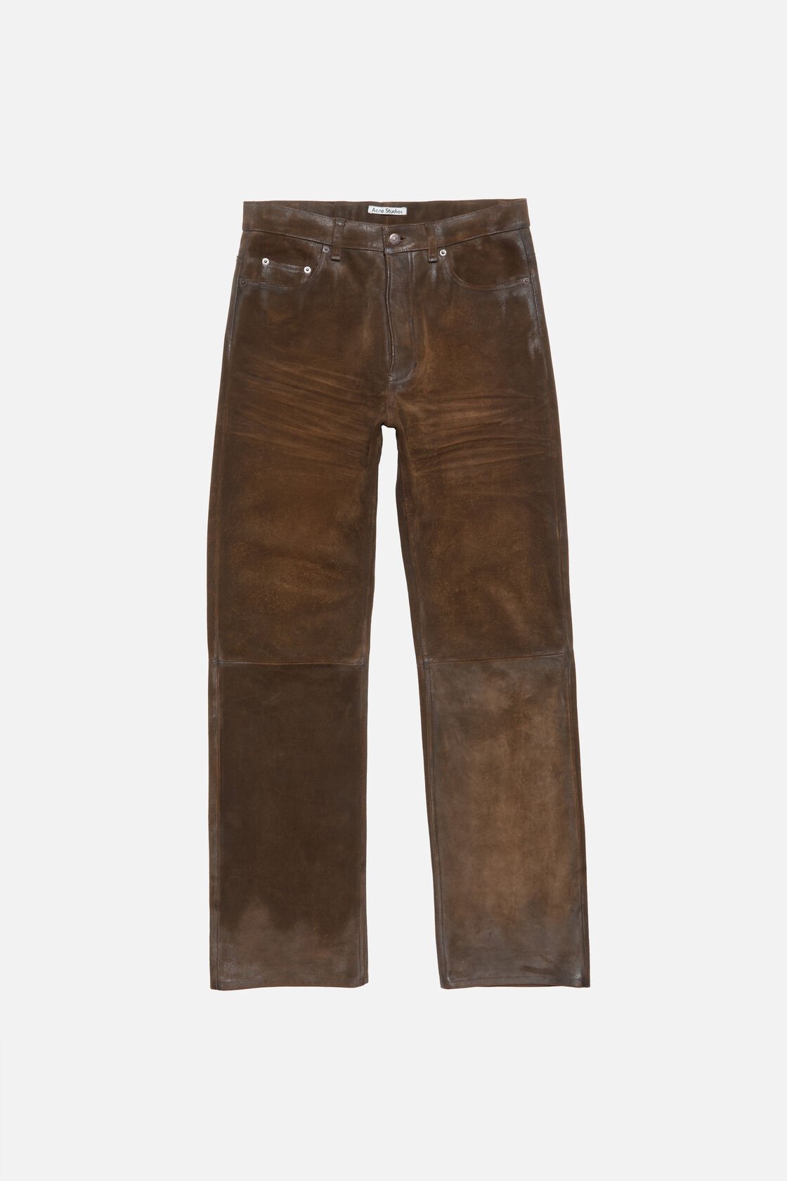 Suede trousers, Coffee brown, 2000x