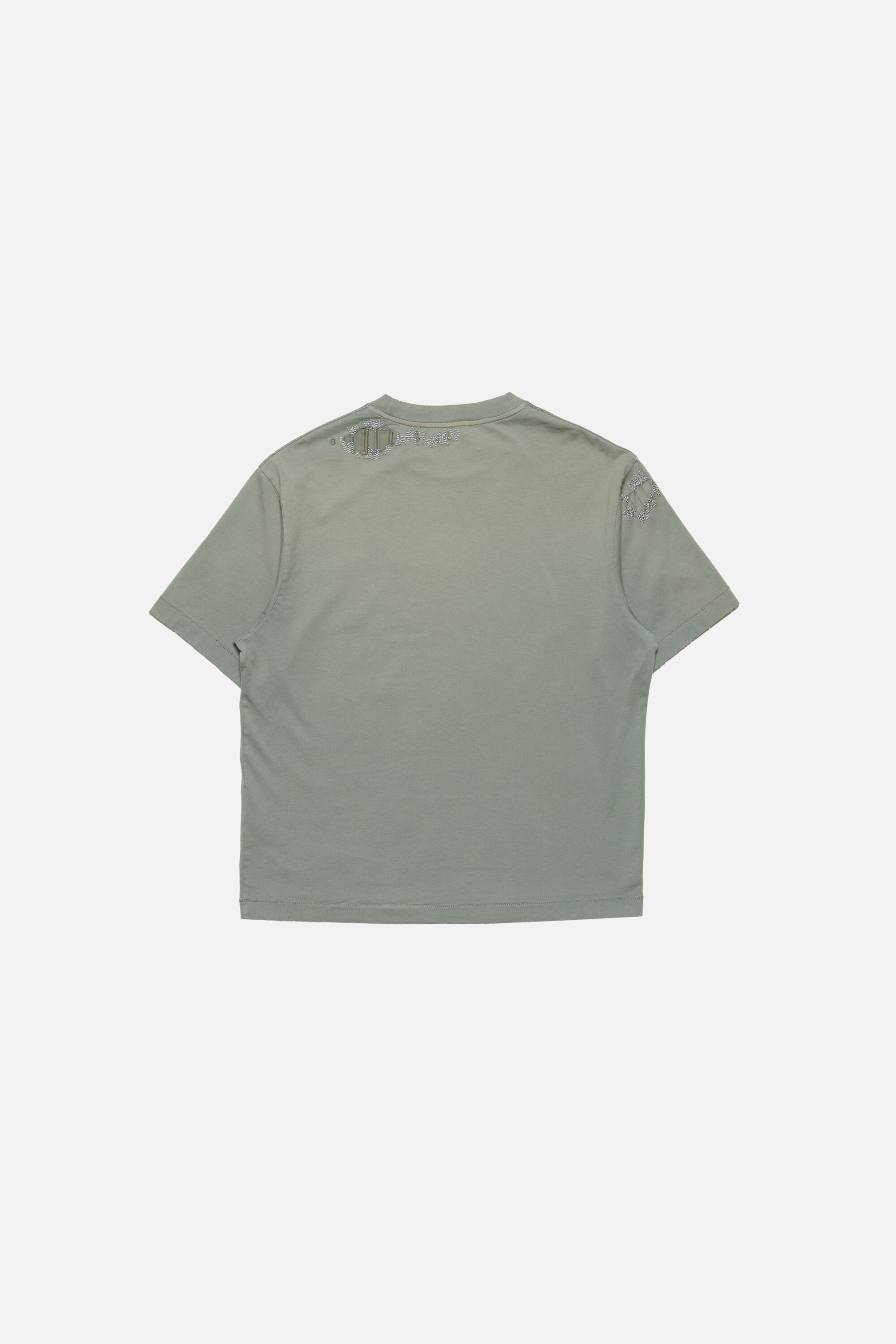 Acne Studios グレー 半袖Tシャツ Acne Studios - Logo t-shirt - Relaxed unisex fit - Pale Grey Melange