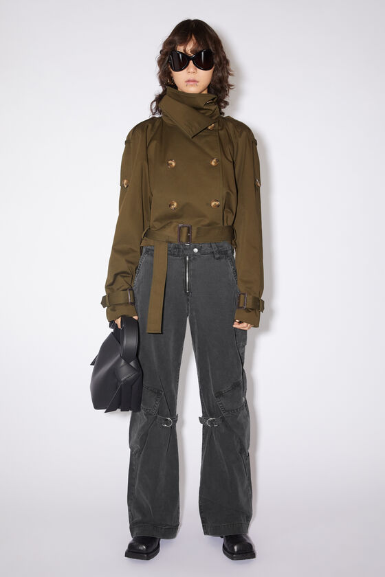 Acne Studios - カーゴトラウザーズ - ウォッシュドブラック