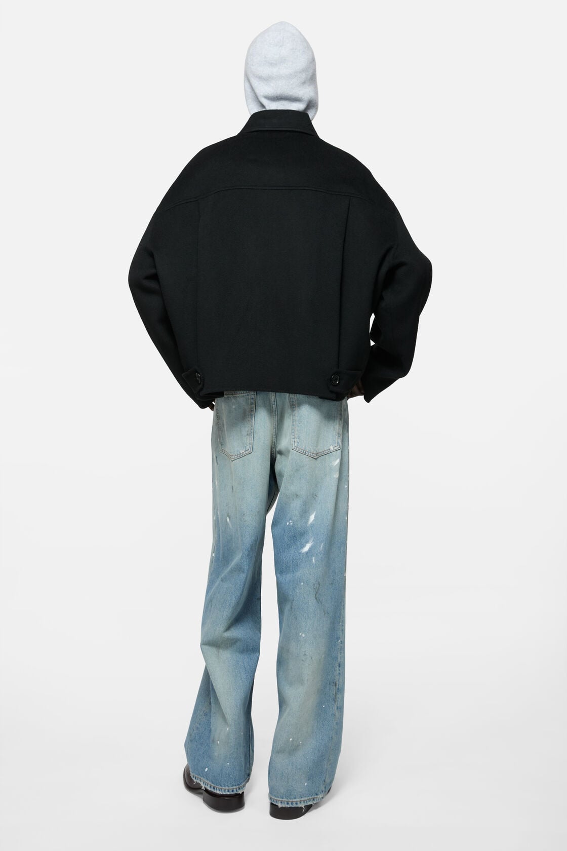 Cashmere blend jacket, Black, 2000x