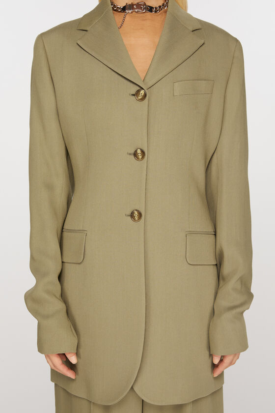 Acne Studios - Single-breasted jacket - Mud beige