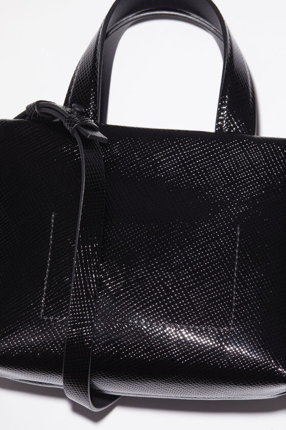 Woven Leather Micro Crossbody Hand Bag