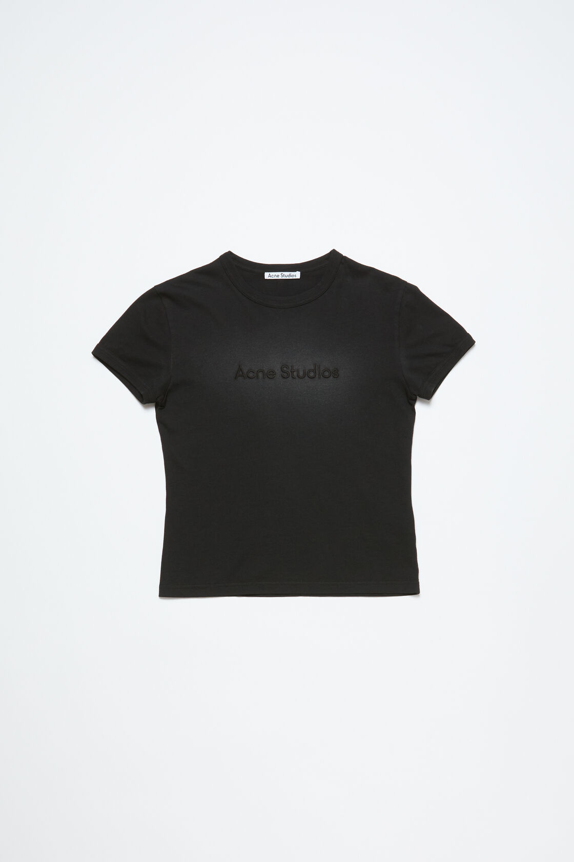 Logo t-shirt - fitted fit, Faded black, 2000x