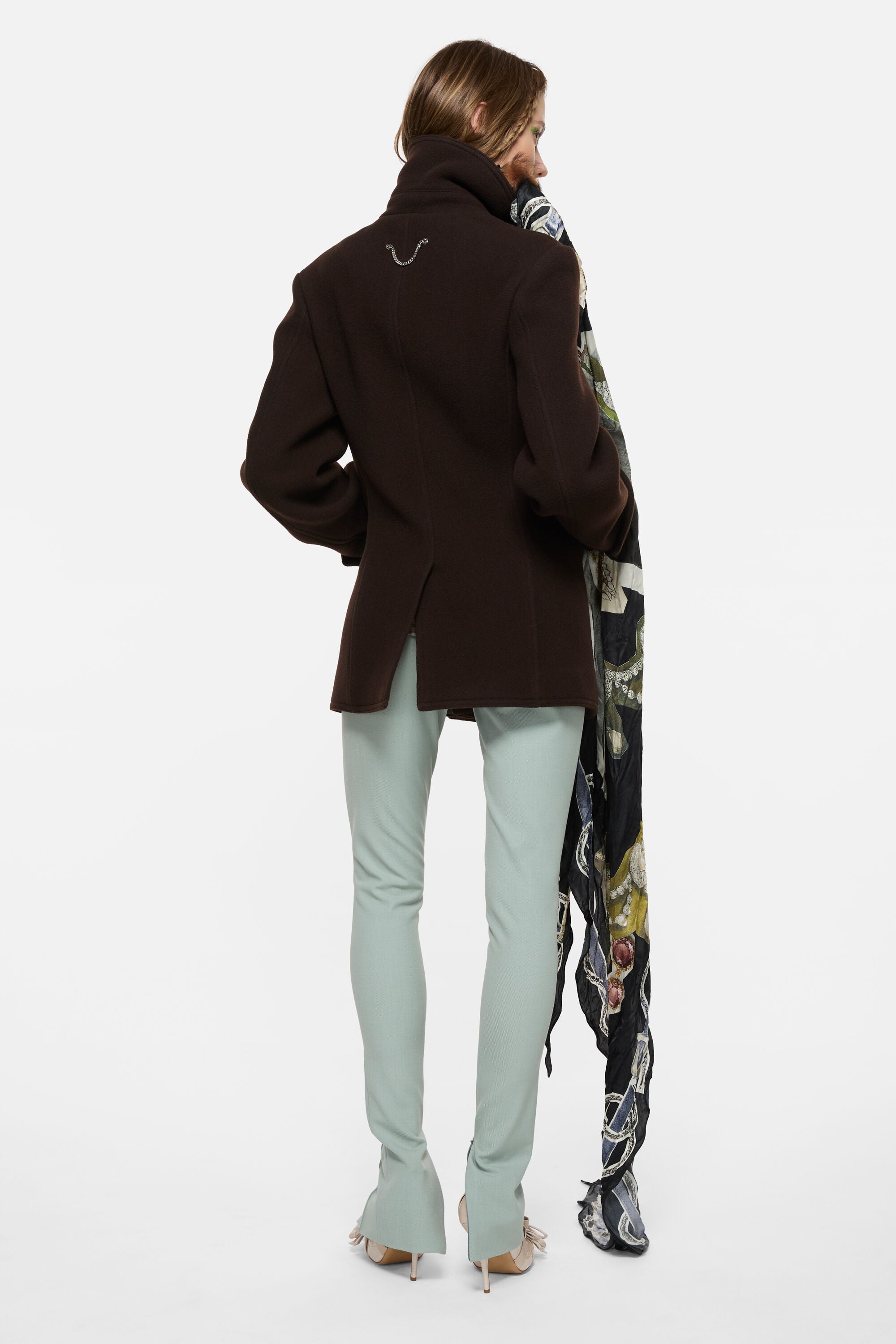 Acne Studios - ウールダッフルコート - ダークブラウン
