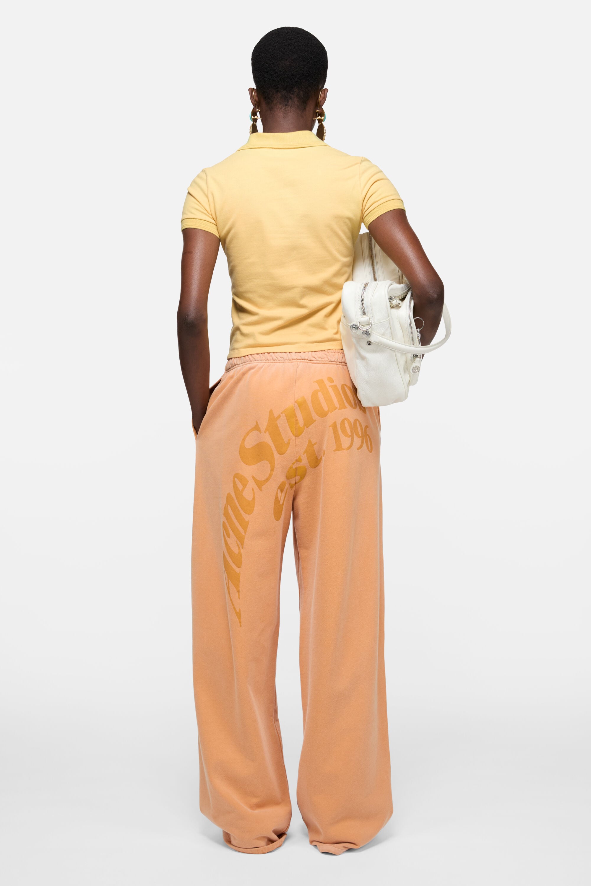 Acne Studios - スプレー加工ポロTシャツ - ウォームイエロー