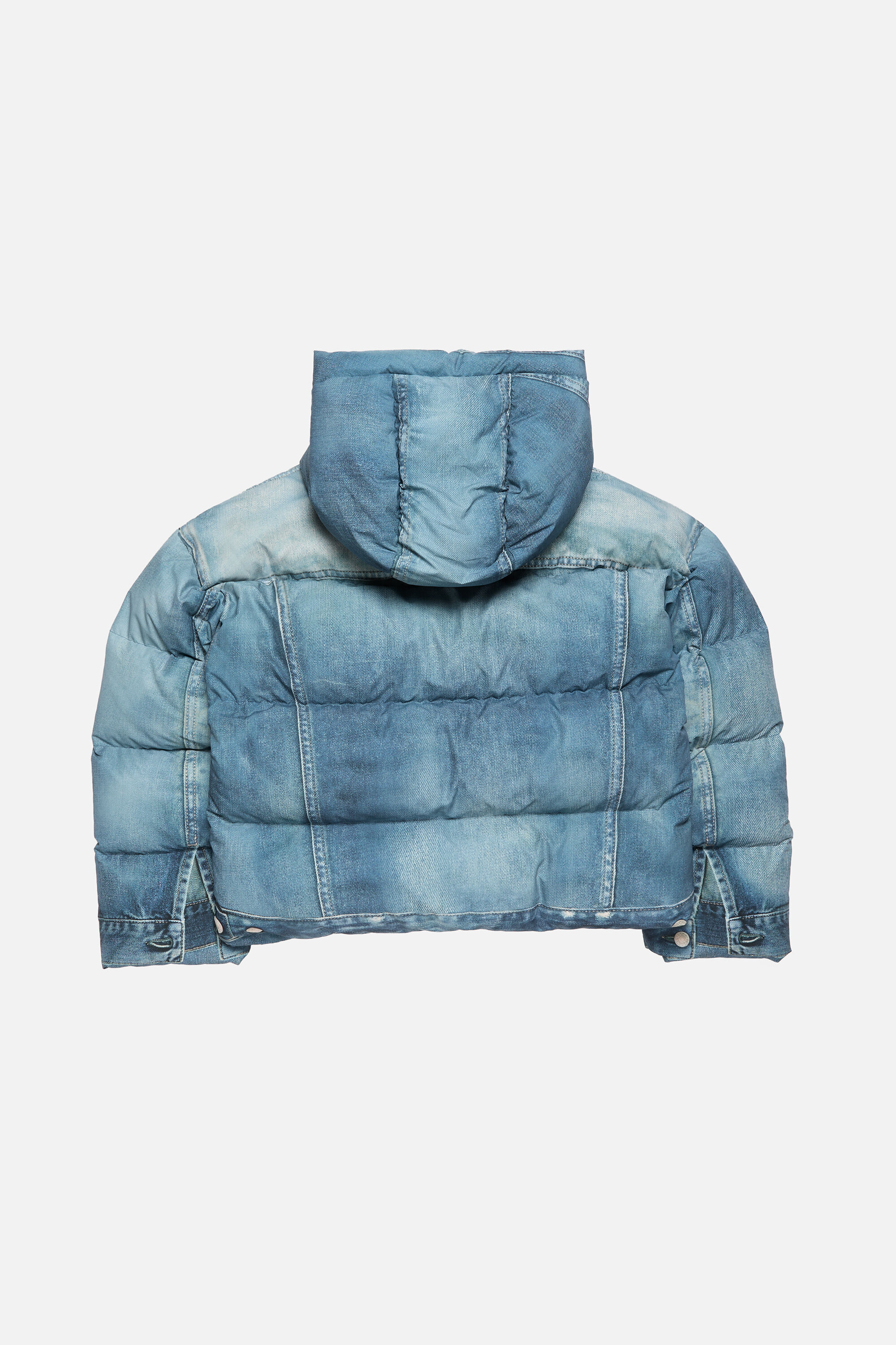 Acne Studios デニムジャケット　デニム　ダウン Acne Studios - オーバーサイズパファーダウンジャケット - デニムブルー