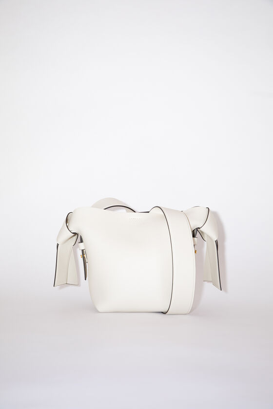 White Leather Mini shoulder bag